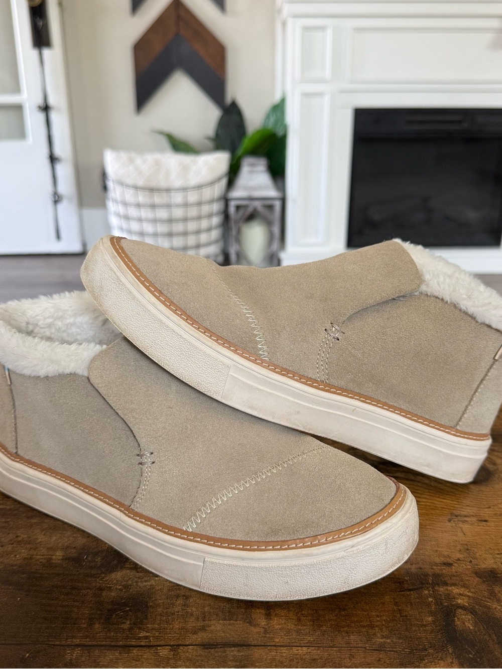 Toms Women’s Suede Sneaker Booties